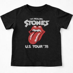 The Rolling Stones US Tour ‘78 Black t-shirt size 2T NWT